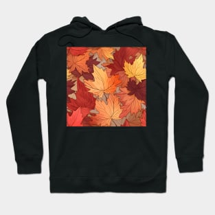 Autumn Leaves Pattern 21 Hoodie